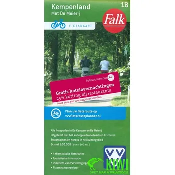 Craenen BBV distribuce cyklomapa Kempenland 1:50 t.