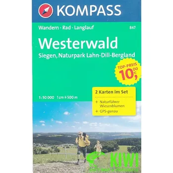 Kompass Westerwald 1:50 t. (2 mapy)