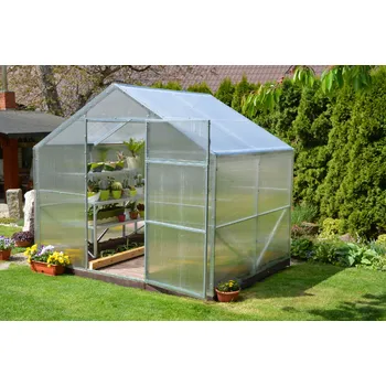 Skleník Lanit Plast Domik Varianta: skleník LANITPLAST DOMIK 2,6x6 m PC 10 mm LG2572