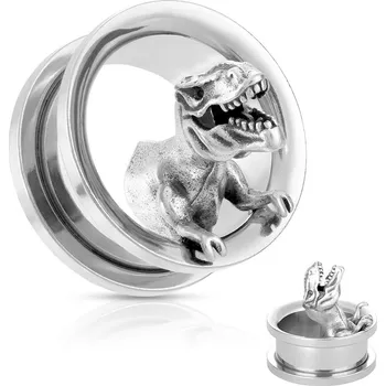 Piercing Piercingate Tunel do ucha - dinosaurus tyranosaurus Rex PTP00285 - Průměr Tunely, plugy, roztahováky: 12 mm