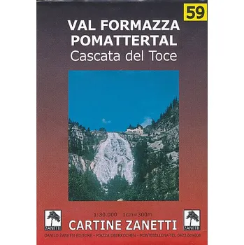 Escursionista distributor mapa Val Formazza,Pomattertal 1:30 t.