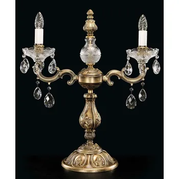 Lampička Mosazná stolní lampa ES850201PT, Varianta Patina