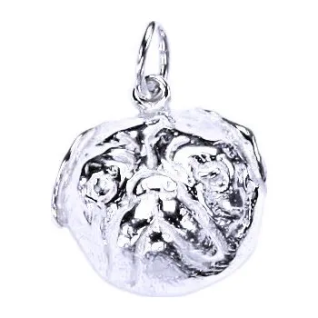 Přívěsek Šperky4U Stříbrný přívěsek pes mops - CS3818