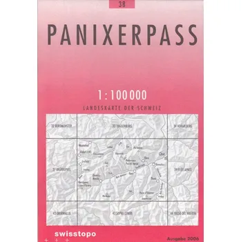 Swistopo vydavatelství mapa Panixerpass 1:100 t.