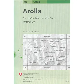 Swistopo vydavatelství mapa Arolla 1:50 t.