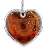 Stříbrný jantarový přívěsek Sindy AAJ743PEN1CG