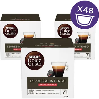 Nescafe Dolce Gusto Espresso Intenso Decaffeinato 3x 16 ks od 329 K Zbozi.cz
