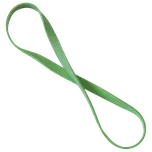 Yate Guma posilovací "O" střední/zelená