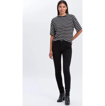 Dámské džíny Dámské jeans CROSS JEANS Alan Black N497-106 Velikost: W27 / L32