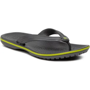 Pánská obuv Crocs Crocband Flip Graphite/Volt Green