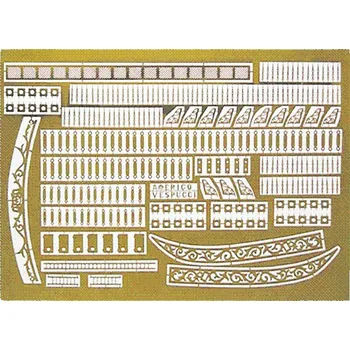RC vybavení 1:100 Mantua Model Gravírované díly: Am. Vespucci