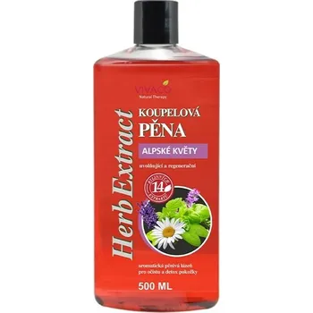 Koupelová pěna Vivaco Herb extrakt Pěna do koupele Alpské květy HERB EXTRACT 500 ml