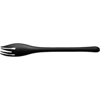 Jednorázové nádobí Cookplay Jednorázová vidlička Chikio EKO Fork Black, černá, 50 ks