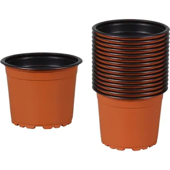 Pěstitelství NOHEL GARDEN Květináč Premium lehčený plastový terakota pr.10cm, 15ks