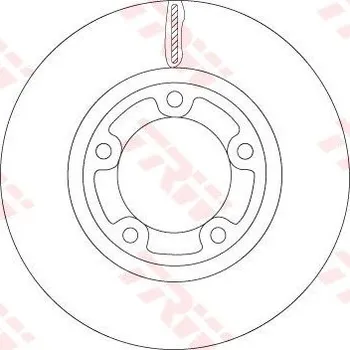 Brzdový kotouč Brzdový kotouč TRW DF6712