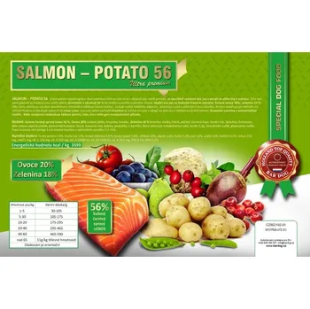 Krmivo pro psa BARDOG LISOVANÉ KRMIVO SALMON POTATO 56 4 kg