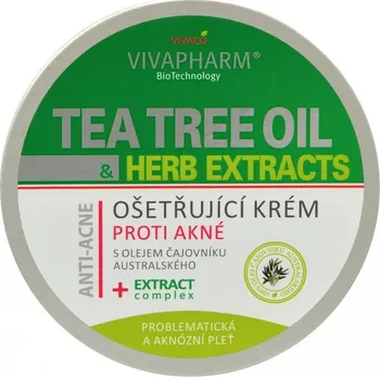 Tělový krém Vivaco Tea Tree Oil & Herb Extracts ošetřující krém 200 ml