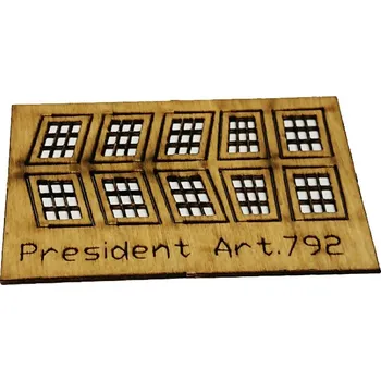 RC vybavení Mantua Model Gravírované díly dřevo: President