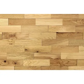 Obklad Wodewa VZOREK - DUB RUSTIKÁLNÍ 200 (200 x 50 mm) - Broušený, olejovaný - rozměr vzorku: 3 ks 50 x 200 mm