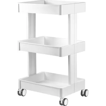 Activeshop Kosmetický vozík bílý