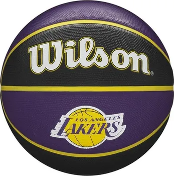 Basketbalový míč Wilson NBA Team Tribute Los Angeles Lakers černý/fialový 7