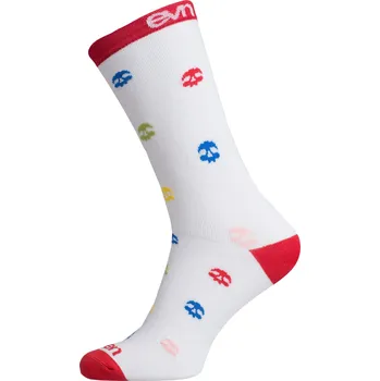 Cyklistické ponožky ELEVEN Suuri+ Skull White Velikost: L (42-44)