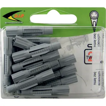 Hmoždinka D.I.P. Hmoždinka uzlovací bez lemu 6PE blistr