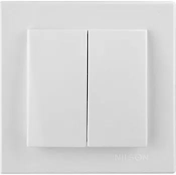 Elektrická zásuvka e2 elektro GmbH Vypínač ř. 6+6 bílá MODE