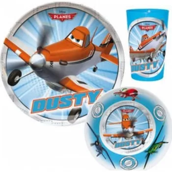 dětská jídelní sada Disney Letadla 3ks Letadla