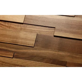 Obklad VZOREK - OŘECH Stepwood ® Original (1250 x 219 mm) Broušený, bez povrchové úpravy- rozměr vzorku: 290 x 100 mm