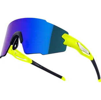 cyklistické brýle Force Black Line Mantra fluo/modré