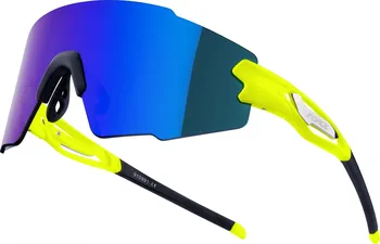 cyklistické brýle Force Black Line Mantra fluo/modré