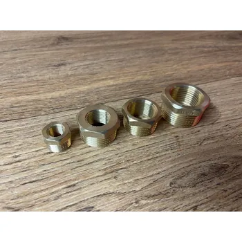 Fitinka Novaservis / HQK Redukce mosaz masiv Závit: 1/2" x 1/4"