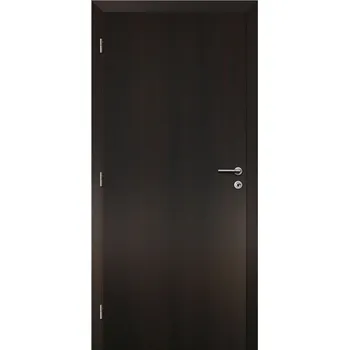 Interiérové dveře SOLODOOR Dveře Klasik plné wenge fólie, 80L