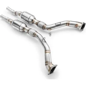 Výfuková trubka Downpipe AUDI S4, RS4 B5 2.7 biturbo 1998-2005, automat + KAT Euro 3