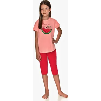 Dívčí pyžamo Taro, dětské pyžamo 2709-Valentina, růžová, vel. 116