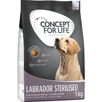 Krmivo pro psa 1kg Concept for Life Labrador Sterilised