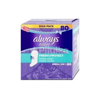 Menstruační vložka Always intimky Slip normal 80ks