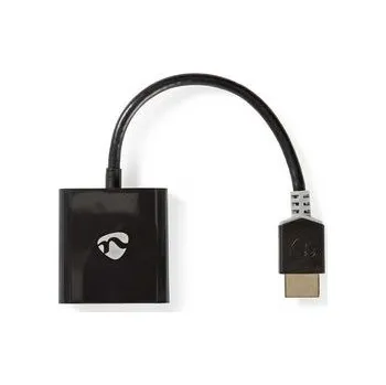 Elektrická zásuvka HDMI™ Adaptér | Konektor HDMI ™ | USB Micro-B Zásuvka / VGA Zásuvka / 3,5 mm Zásuvka | Pozlacené | Přímý | PVC | Antracit | 1 kusů