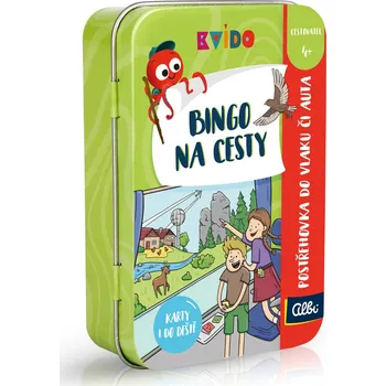 Albi Bingo na cesty postřehovka do vlaku Cestovní hra Albi Bingo na cesty postřehovka do vlaku