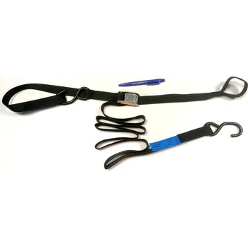 Upínací popruh Kurta se sponou k upevnění motorky 25A-2-KL750-SHG, délka kompletu 4 m, barva modrá