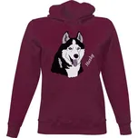 Dámská mikina s kapucí s potiskem Dámská mikina - Husky dámské