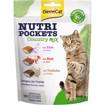 Pamlsek pro kočku 150g GimCat Nutri Pockets - Country-Mix