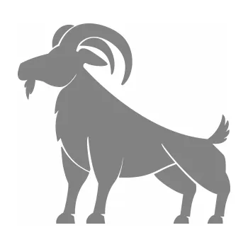Samolepící dekorace SAMOLEPKA Kozel 005 (17 - šedá) NA AUTO, NÁLEPKA, FÓLIE, POLEP, TUNING, VLASTNÍ TEXT, TISK, AUTOSAMOLEPKY.cz, POLEPY, OBRÁZEK, LOGO, SAMOLEPKY