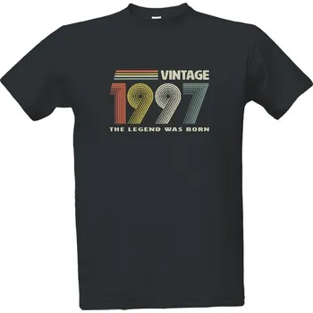 Pánská móda Tričko s potiskem Vintage 1997, the legend was born pánské