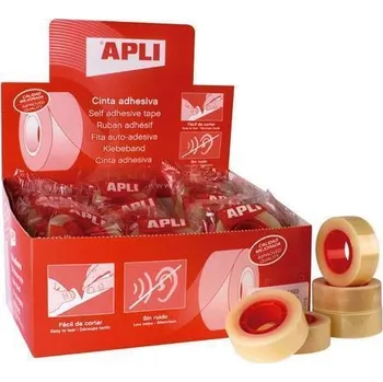 Lepicí páska Lepicí páska, 19mm x 33m, APLI Transparent