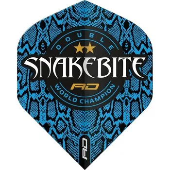 Příslušenství pro šipky Letky Red Dragon PETER WRIGHT Snakebite Hardcore Ionic Blue Logo