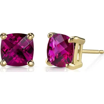 Šperk Zlaté rubínové náušnice Chavonah