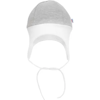Kojenecké oblečení Kojenecká čepička New Baby The Best šedá, vel. 80 (9-12m)