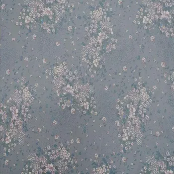 Šifon N5723 modrý, drobné kytice, š.145